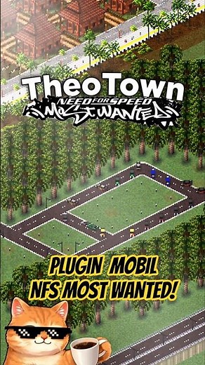 PLUGIN MOBIL NFS MOST WANTED DI THEOTOWN! #shorts #needforspeed #theotown