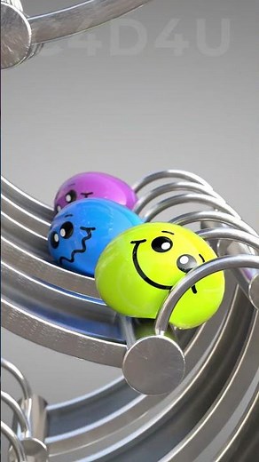 A little Smile 😊 Softbody Simulation | C4D4U