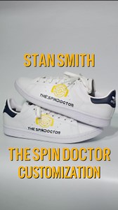 91 reactions · 11 shares | The Spin Doctor customized Adidas Stan Smith by Sole Game  | SOLE GAME | Facebook