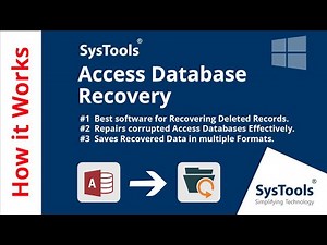 Access Database Recovery Software by SysTools | ACCDB Recovery | MDB Recovery Tool