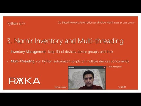 3. Nornir Inventory and Multi-threading Configuration