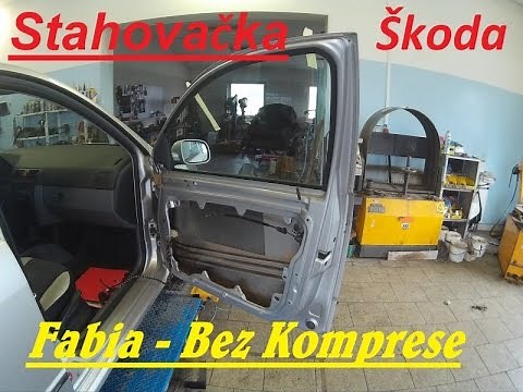 Škoda Fabia Výměna Stahovačky :) BEZ KOMPRESE (: