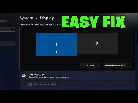 How To Fix Second Monitor Flickering On and Off - NEW 2025 🖥️ ✅
