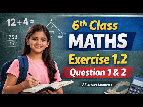 6th Class Maths Ex 1.2 Q1&2 | Factor tree,Index | Punjab Board | Easy Short Questions