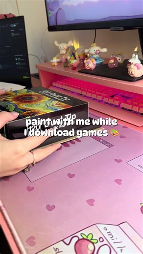 my first time painting in a hot minute and only my second time using the acrylic markers I got for Christmas 🥺 used a reference off Pinterest while I’m learning this medium #acrylicmarkers #acrylicart #art #hobbies #acrylicmarker