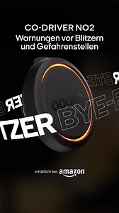 Dein Vorsprung im Straßenverkehr! Hol dir Warnungen vor Blitzern und Gefahrenstellen. Mit dem OOONO CO-DRIVER NO 2: • Live-Verkehrsmeldungen für deine Route • Wiederaufladbare Batterie • Kompatibel mit Apple CarPlay / Android Auto Bereits mehr als 3,7 Millionen Nutzer. Jetzt dabeisein! | ooono