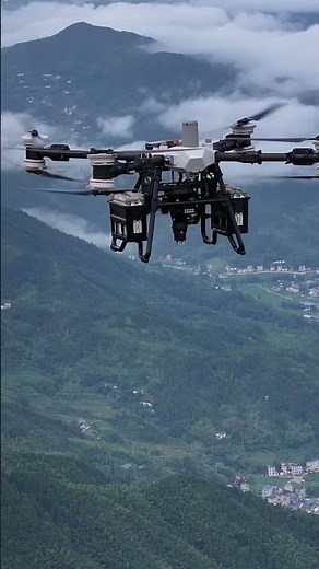 Just a big drone doing big drone things 🤖 DJI FlyCart 100 Delivery drone winch system