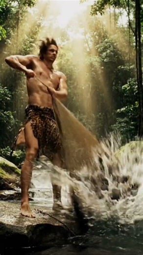 Tarzan caught a lot of fish #tarzan