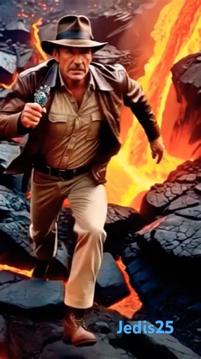 Indy Jones and the Secret of the Erupting Volcano #shortvideo #cinematic #Jedis25 #viralshort #viral