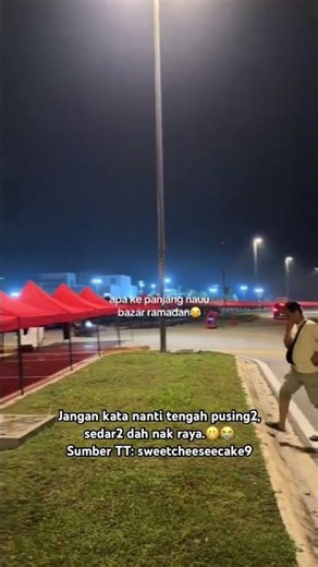 Panjang betul bazar Ramadan di Bandar Tasik Puteri, Rawang ni.😳😱