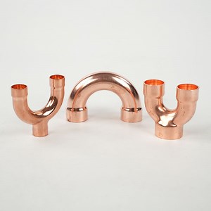 [Hot Item] Jinhong Refrigeration Copper Pipe Fittings Tee Connection 3 Way Copper Elbow