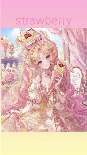イラスト無料配布.今日は四種類ご用意しました.(作りすぎた)スクリーンショットしてお使いください商用利用禁止YouTube.SNSアイコンやスマホ壁紙にどうぞ.#毎月9の日はクレープの日#クレープの日