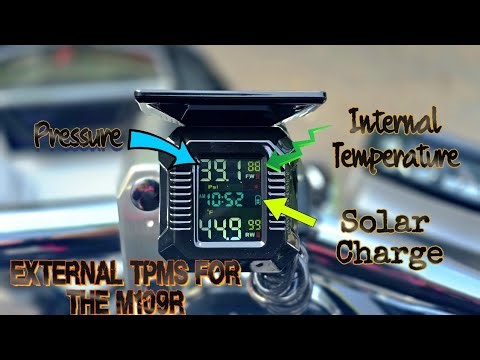 TESTING THE AVUTREL WIRELESS SOLAR POWERED TPMS ON MY 2025 SUZUKI M109R BOULEVARD(AMAZON)