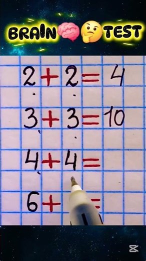 BRAIN 💪 TEST | MATH LOGIC 🧮