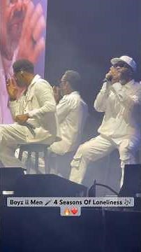 Boyz ii Men 🎤 4 Seasons Of Loneliness 🎶 - Live
