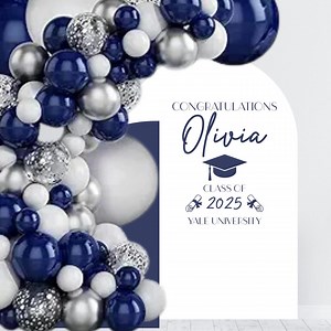 Congratulations Grad Decal - Congrats Grad Sticker - Personalized Graduation Decal - Class of 2025 Decal - Graduation Decal for Balloon Arch - Etsy