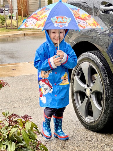 Watch Nickelodeon Boys Rainwear jacket, boots and umbrella set. on Amazon Live
