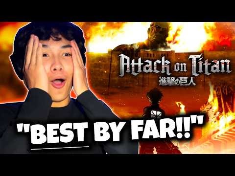 NEW LISTENER Reacts to "Attack on Titan" Openings 1-9 (FIRST TIME REACTION)