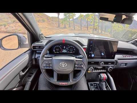 2025 Toyota 4Runner TRD Pro vs. Tacoma TRD Pro - POV Driving Impressions (Off Road)