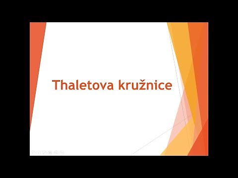 Thaletova kružnice