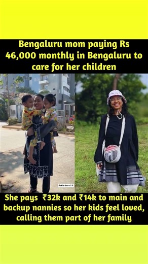"I pay ₹46,000/month for nannies in Bengaluru 🏠👶" #shortvideo #ytviralshorts #shorts