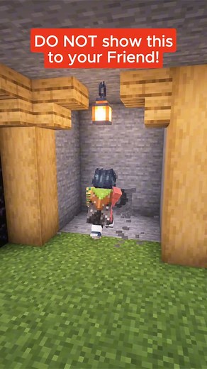 5.5K views | DO NOT show this build to your Friend! #minecraft #minecrafttricks #minecraftbedrock | Helli Frosti | Facebook