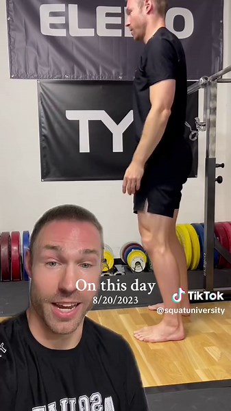 #onthisday how to squat with correct form! | Squats