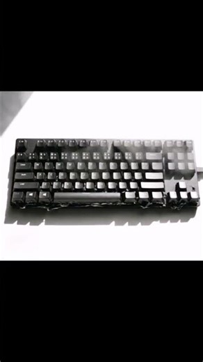 Mechanical Keyboard Slowly Melts in the Sun… Hypnotic #Shorts