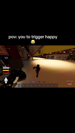 POV: Trigger Happy Moments in Roblox Gameplay