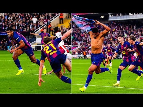 RONALD ARAUJO WINS IT FOR BARCELONA VS GIRONA!