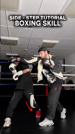 Boxing skill: Side - step tutorial ✔️#boxer #boxing #boxingcoach #footwork #sidestep