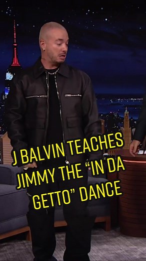 J Balvin Teaches Jimmy the 'In Da Getto' Dance