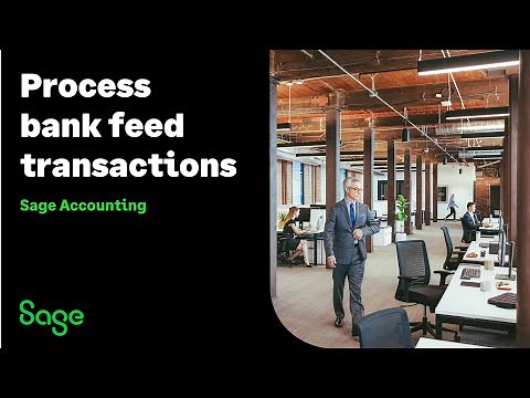 Sage Accounting (UK) - Process bank feed transactions