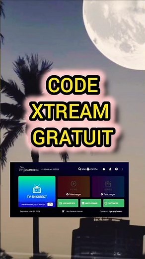 CODE XTREAM GRATUIT 2026 #vistaratv #info #iptv #investissement #astuce #astuces #smartphone