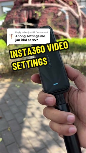 Replying to @benjcastillo # INSTA360 X5 motovlog settings so ito yung camera set na gingamit ko mga lodi. High/Brightneas: Tanghali Video: 5.7k @60 fps#EV: -1.0 CLOUDY MORNING/afternoon. Same settings as above u can turn on HDR. HIGHT/LOW LIGHT: video: Pure Video Mode. #insta360 #insta360x5 #insta360settings #insta360videosettings