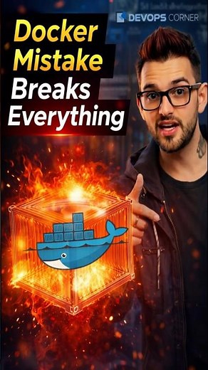 This Docker Mistake Breaks Everything ⚠️ #docker #devops #softwareengineering