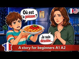 Improve Your French Listening | French Story for Beginners – Le Poisson (A1 Level)