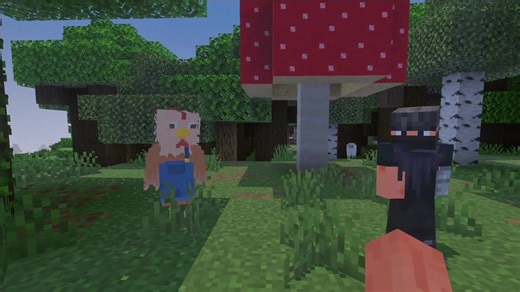Exploring the Winter Arc in Minecraft