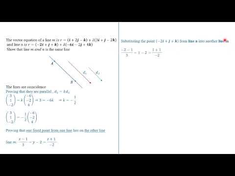 2.Vector 2(Parrallel and Perpendicular lines in 3D)