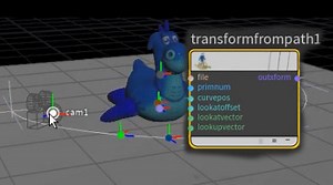 KINEFX | CAMERA ON PATH SOP CONSTRAINT