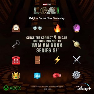 Guess which four of these emojis we’ve chosen to represent Marvel Studios’ Loki in any order within the comments below for your chance to WIN an Xbox Series S from Xbox ANZ and a Loki prize pack! Competition closes Friday 18 June 2021 at 11:59PM AEST. For full T&CS visit: https://www.disney.com.au/competition/loki-xbox-terms | Marvel