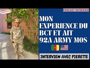LE JOB DE 92A ET SON EXPERIENCE DU BASIC TRAINING DANS L'ARMEE