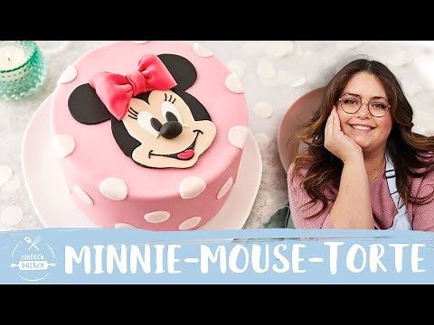 Minnie-Mouse-Torte – einfache Schritt-für-Schritt-Anleitung 😍 I Einfach Backen