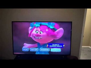 trolls (2016) (2018) Blu-ray menu walkthrough