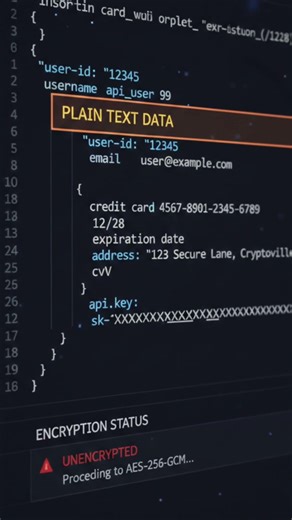 Stop Sending Plain API Data ❌ Encrypt It in Backend 🔐