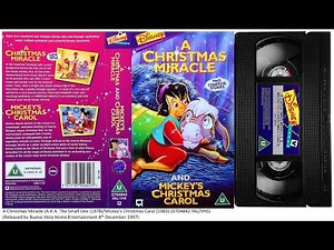 A Christmas Miracle (1978) and Mickey's Christmas Carol (1983) . 8th December 1997 - UK VHS