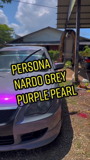 Transformasi Kereta dengan Repaint Warna Duotone Nardo Grey dan Purple Pearl