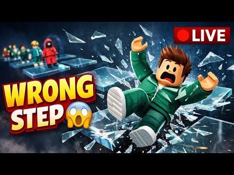 Roblox Glass Bridge Live 🔥 Last Step Wins! (Squid Game Style)