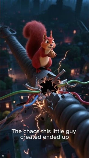You Won't Believe This! The Squirrel That Shut Down an Entire Town 😳⚡️