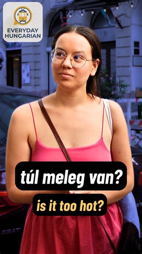 Real Hungarian - Was it too hot this summer? #learnhungarian #magyarul #interview